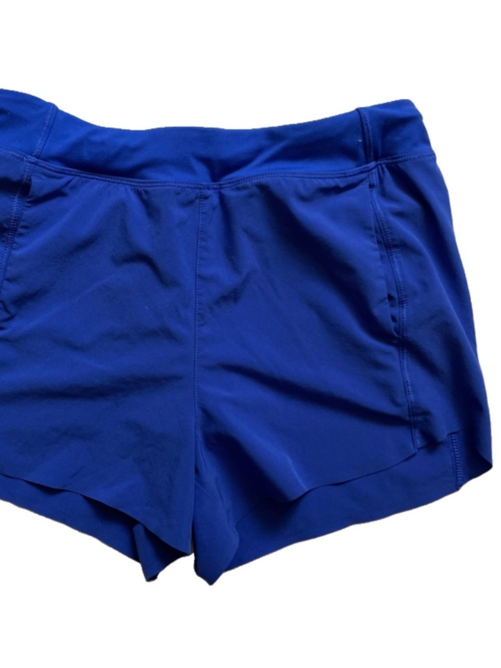 Athleta Girl L/12 LARGE On Your Mark 2.5" Shorts royal blue